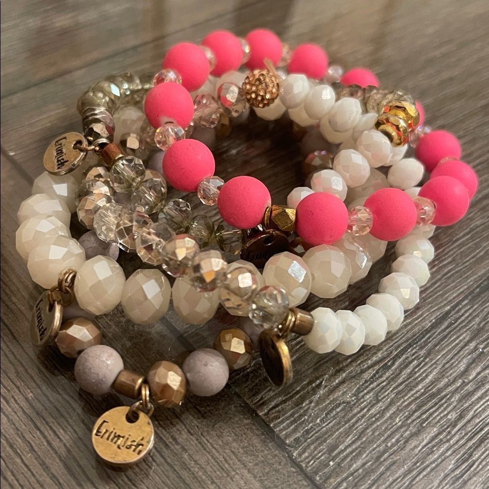 Ermish 5 Beaded Stretch Bracelets - Assorted Styles